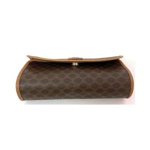 Pre Loved Celine Classic Box Clutch Brown Monogram Women Clutch Bags - Picture 7 of 8